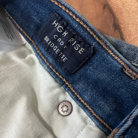 Lucky Brand Bridgette High Rise Crop Sz 12 - Picture 6 of 8